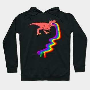 T-Rex Rainblow chunks Hoodie